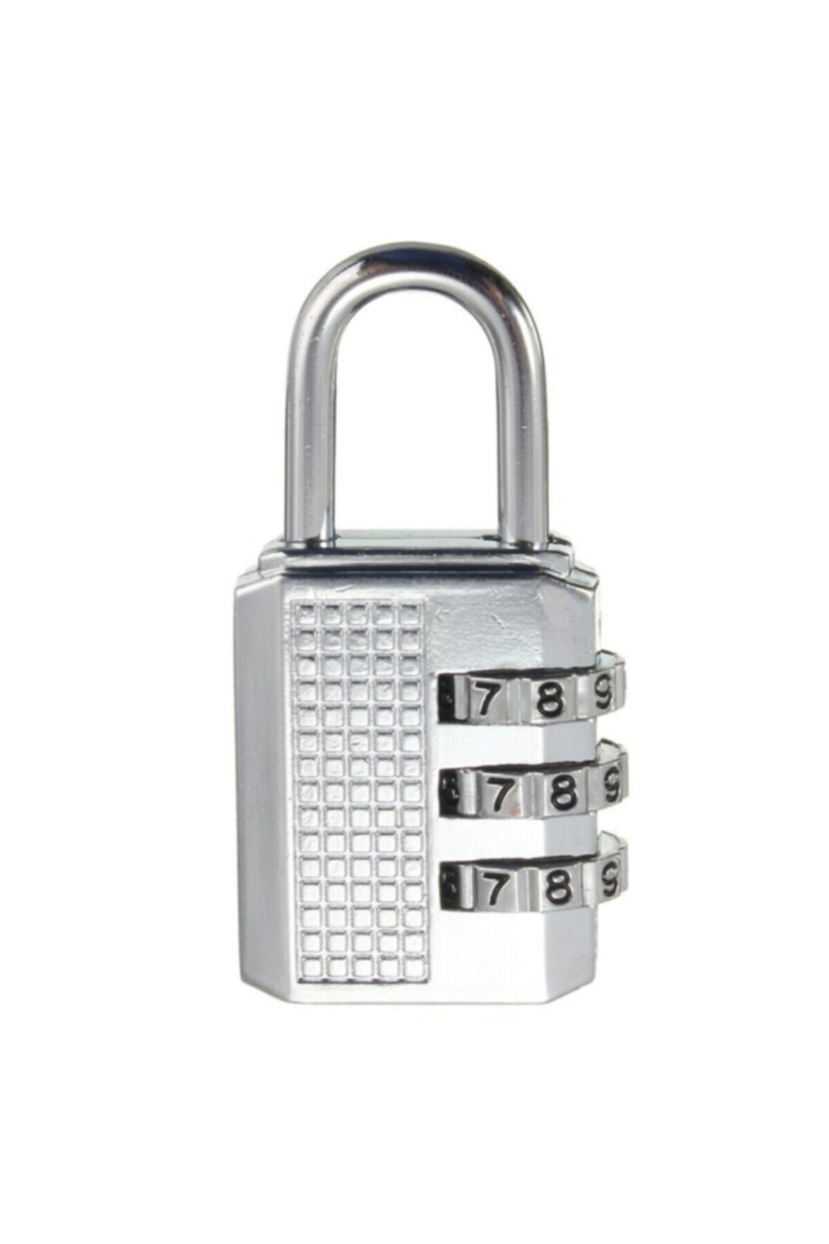 TukoTech Buffer Ayarlanabilir Uzun Ömürlü Metal 3 Haneli Şifreli Dolap Asker Bavul Güvenlik Asma Kilit 25 Mm