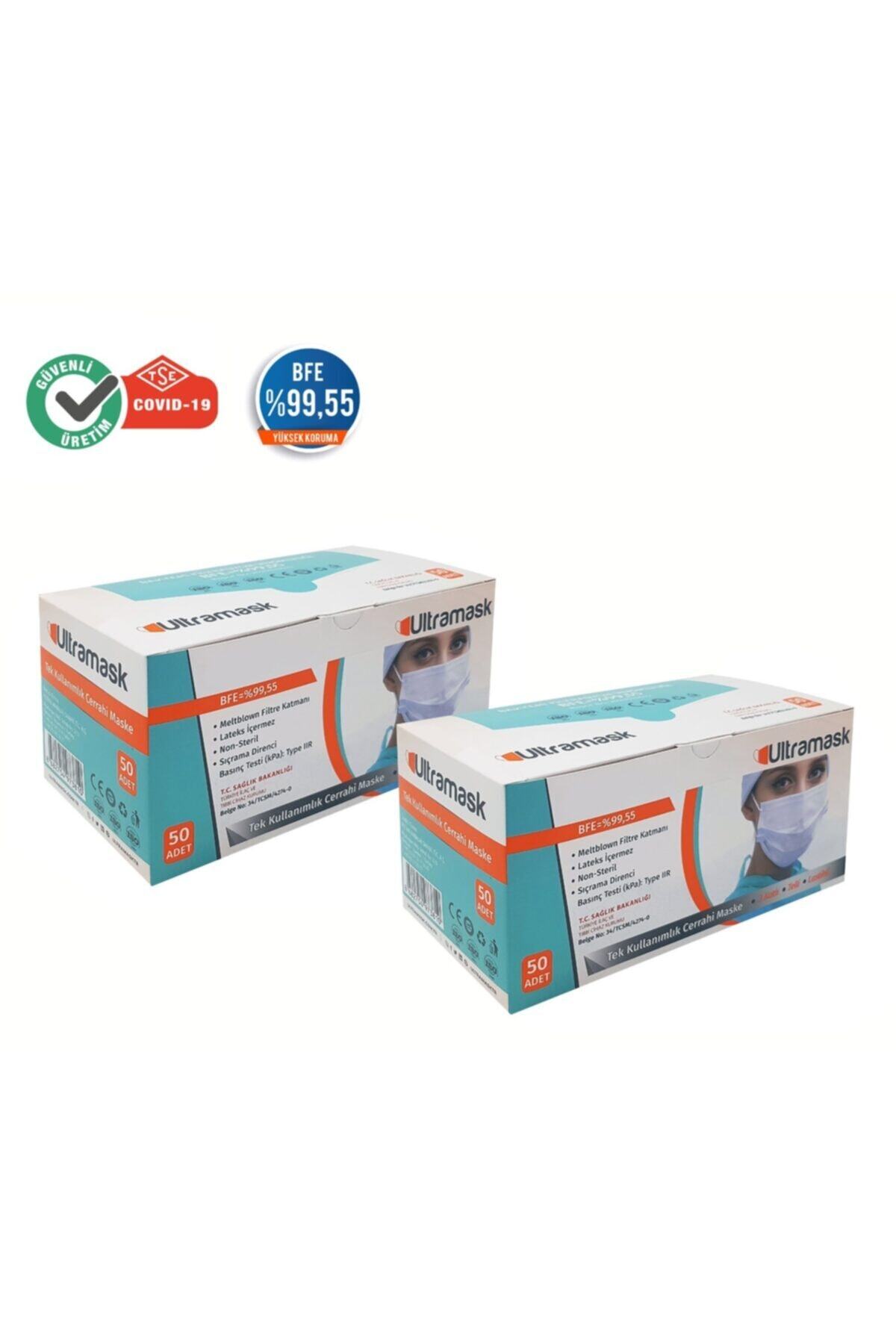 ultramask 3 katli meltblown katmanli 100 lu cerrahi maske fiyati yorumlari trendyol