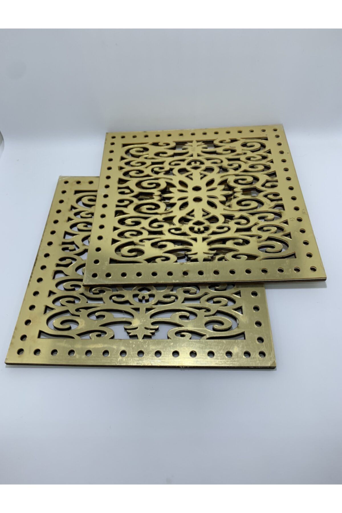 Rengarenk tuhafiye ve hobi Çanta Aparatı Plexi Gold 20x20 cm