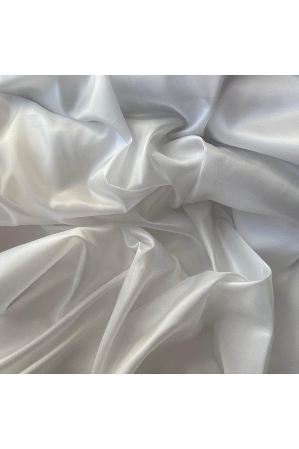 Akteks Ak-teks Beyaz Saten Astar Tül Poly Kumaş Pd100107