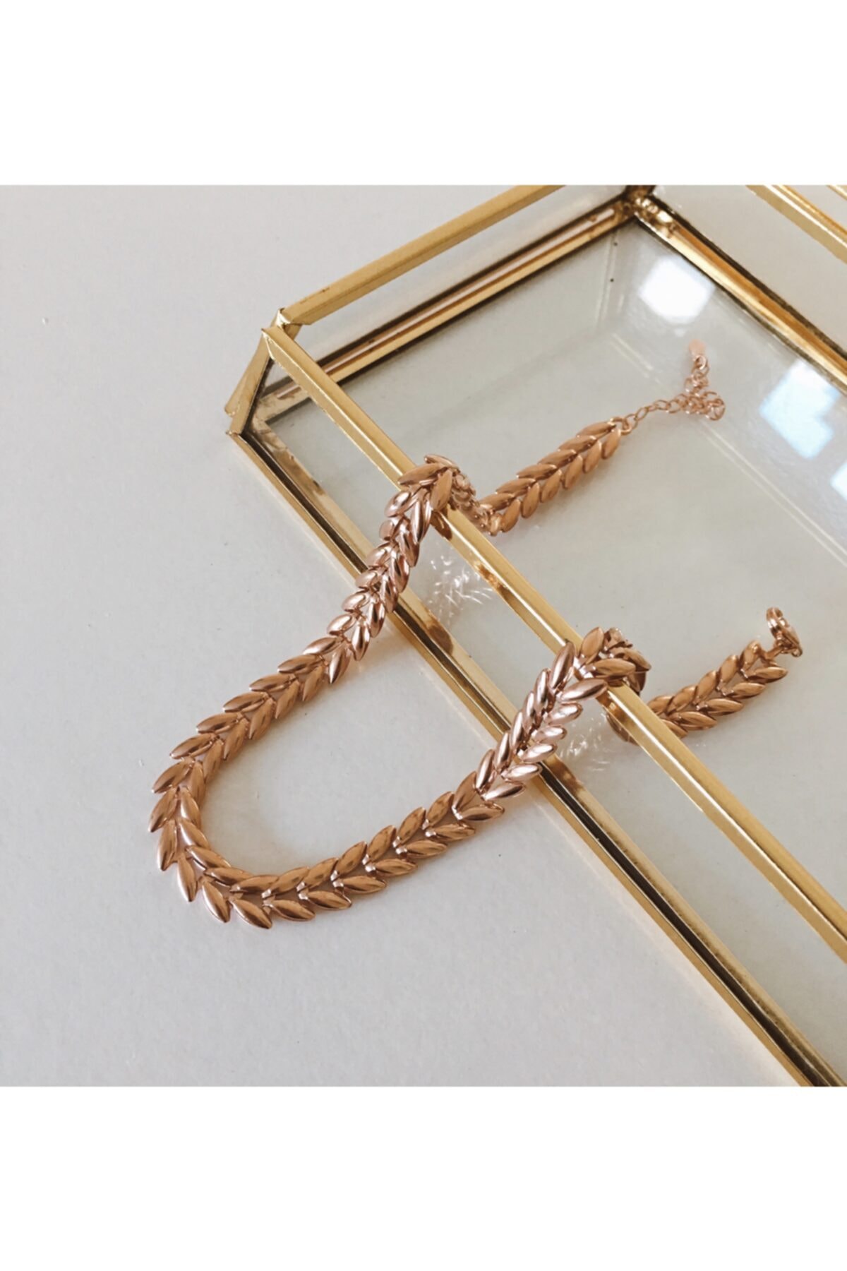 Collection by Duygu Şahin Kadın Yaprak Desenli Gümüş Choker