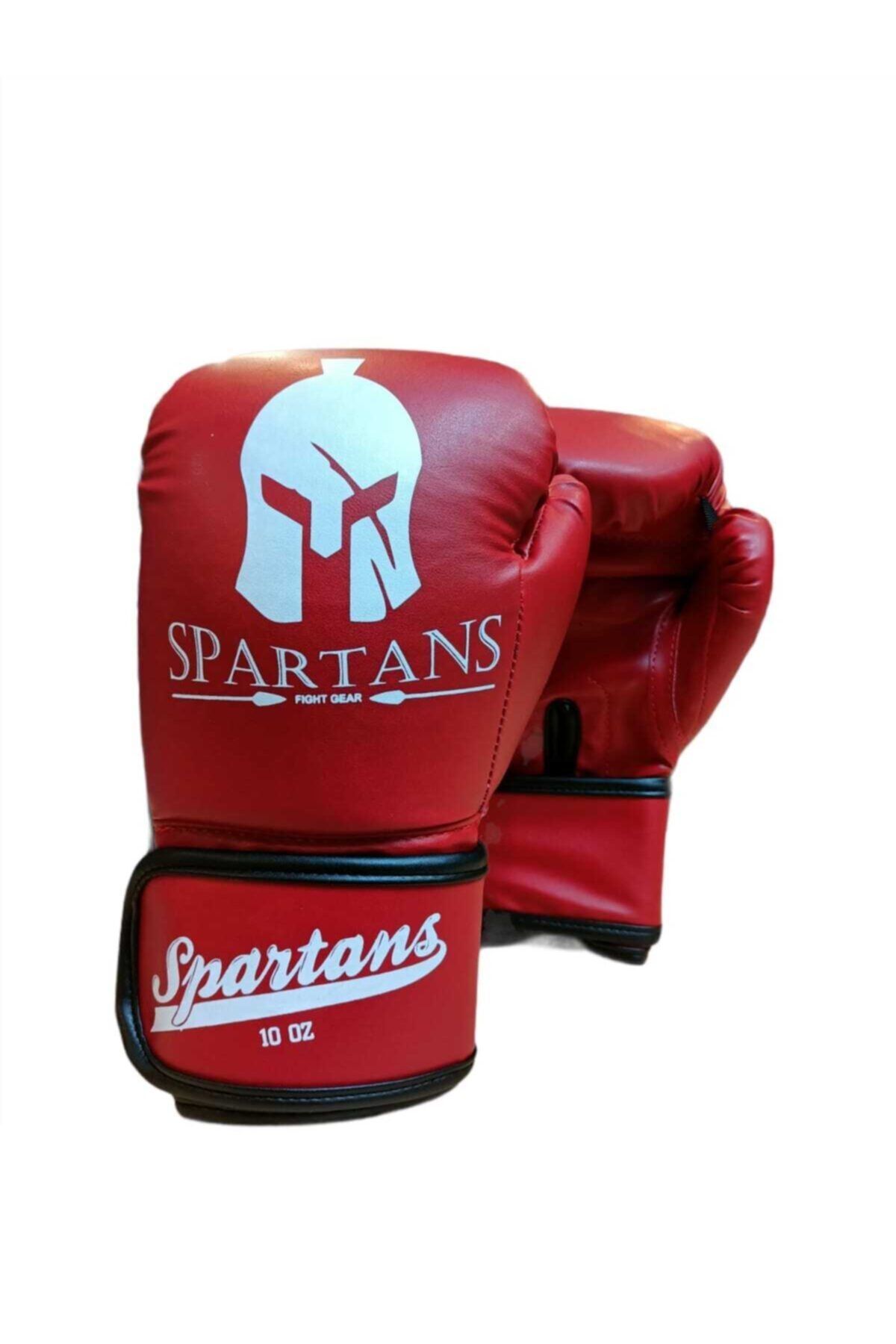 Spartans Red Pu Boks Eldiveni