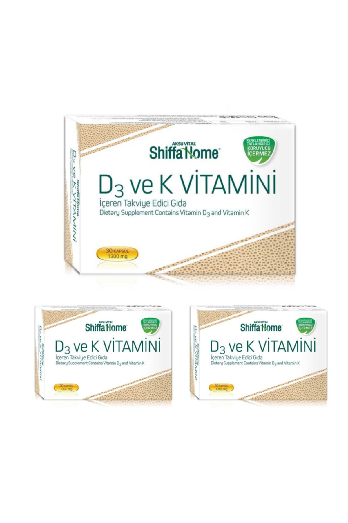 Shiffa Home D3 Ve K2 Vitamini X 3 Adet