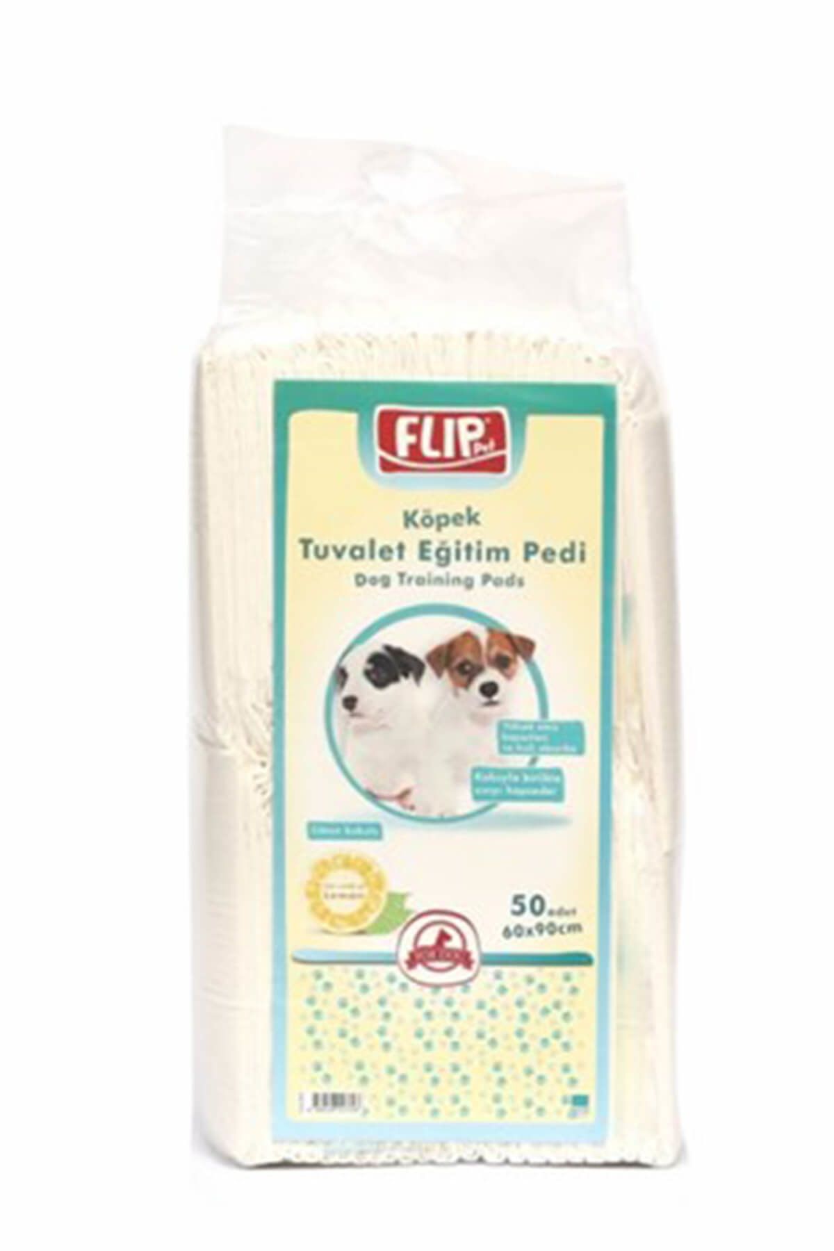 Flip Köpek Tuvalet Eğitim Pedi 90 cm x 60 cm 50 li Paket 8680468047698