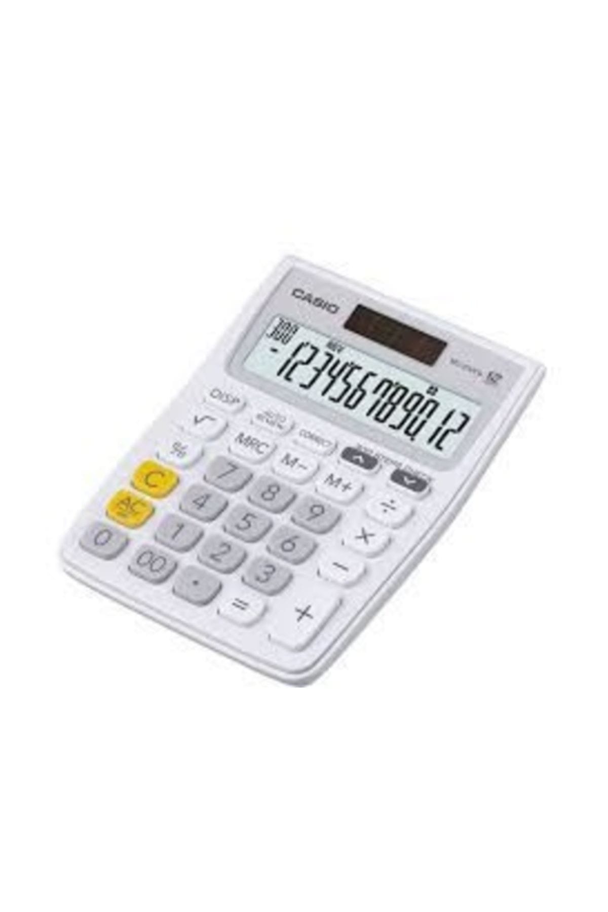 Casio CASIO MJ-12VCB-WE 12 HANE RENKLİ MASAÜSTÜ RENKLİ HESAP MAKİNESİ