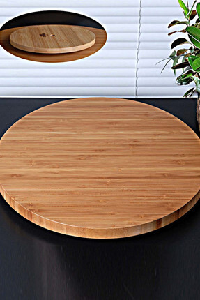 Bambu 35X35 Dönen Sunum Tabağı  9450120213032 Image 0