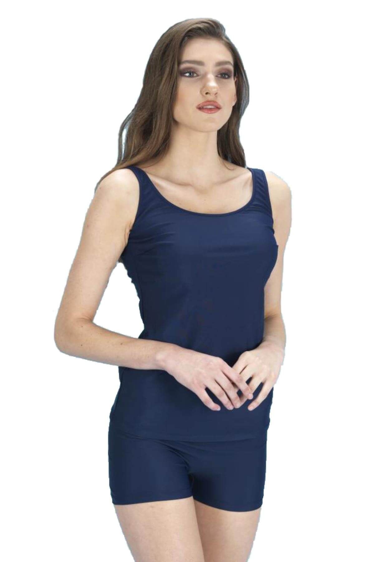 Estiva Kadın Lacivert oplayıcı Tankini