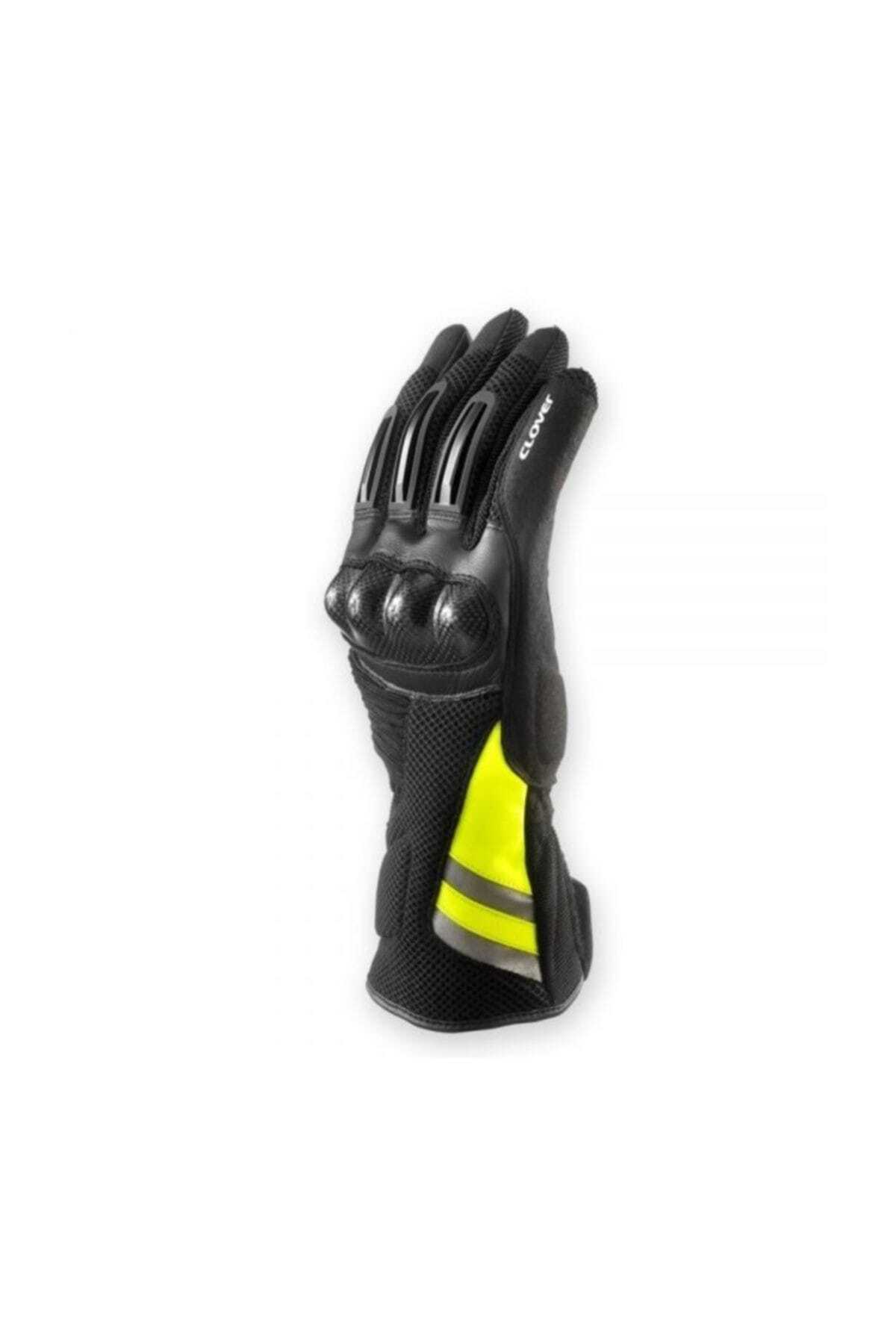 Clover Sr-2 Siyah/Neon Uzun Yazlık Eldiven
