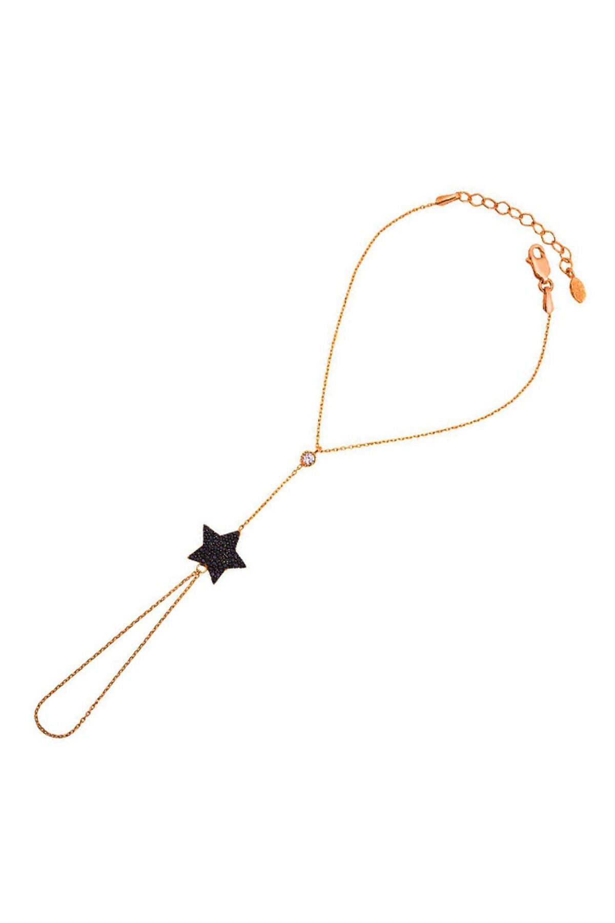 Bella Gloria Kadın Yıldızlı Rose 925 Ayar Gümüş Şahmeran GH00011