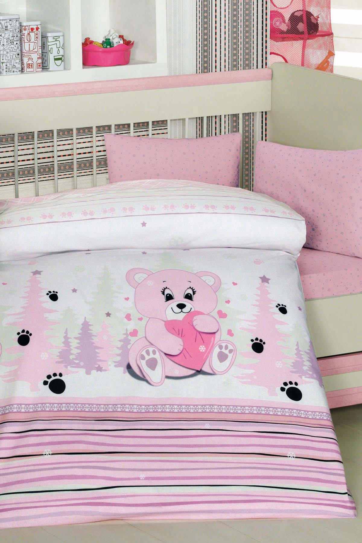 Altınbaşak Bebek Uyku Seti Ayıcık Pembe 0031518