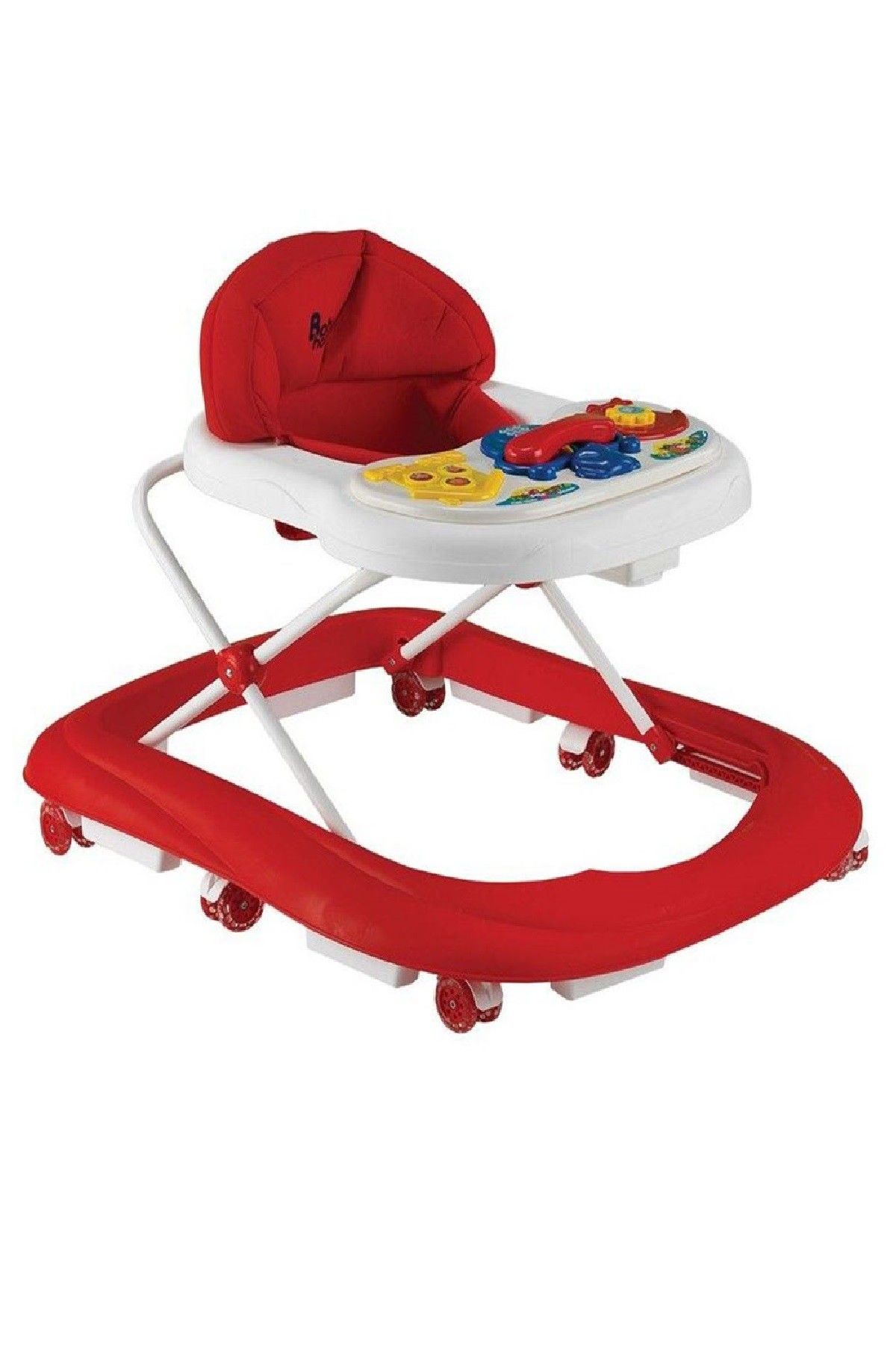 BabyHope Stoplu Yürüteç Bebek Kırmızı /