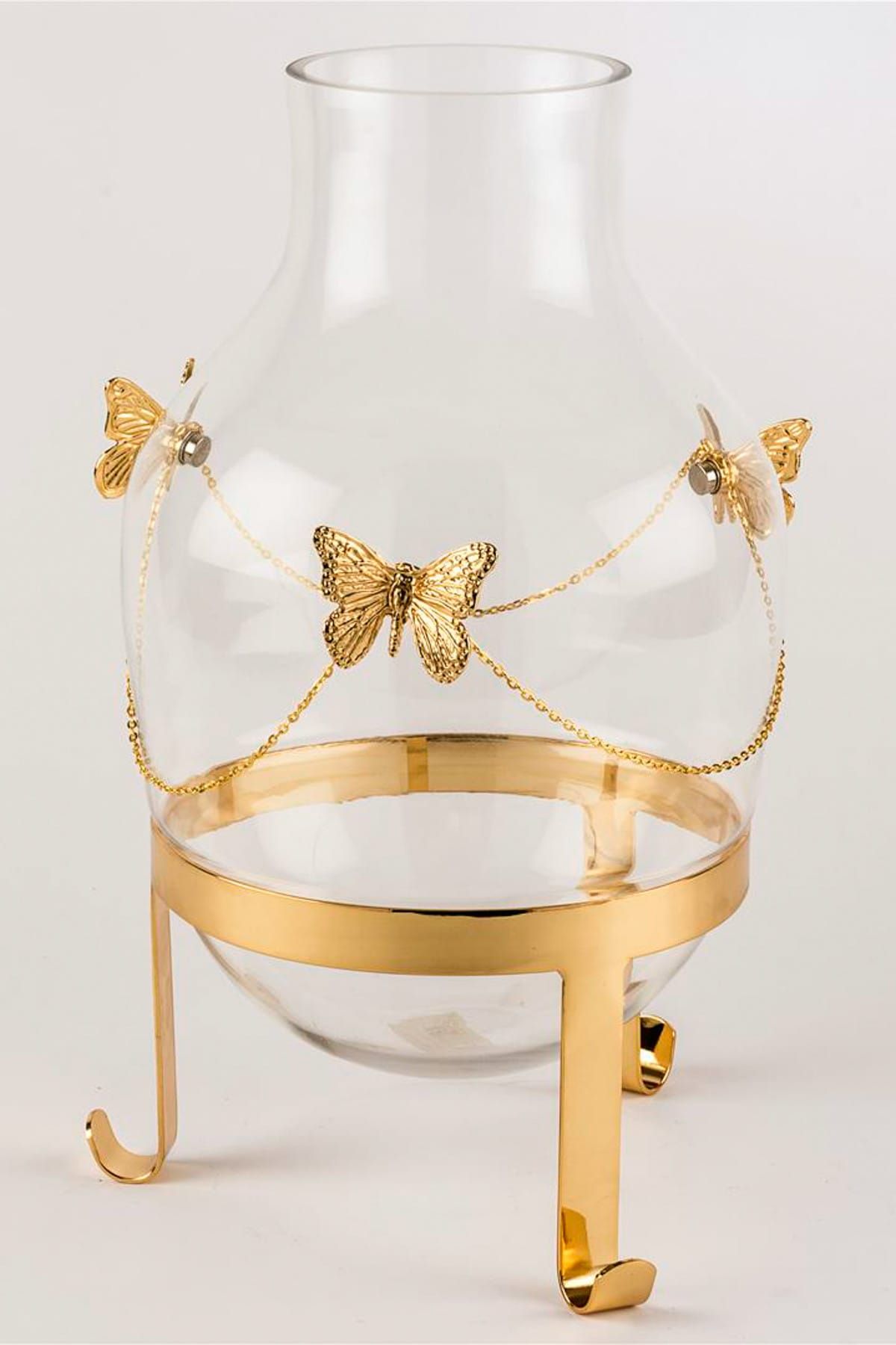 Mikasa Moor Gold Kelebekli 3 Ayaklı Vazo 36Cm