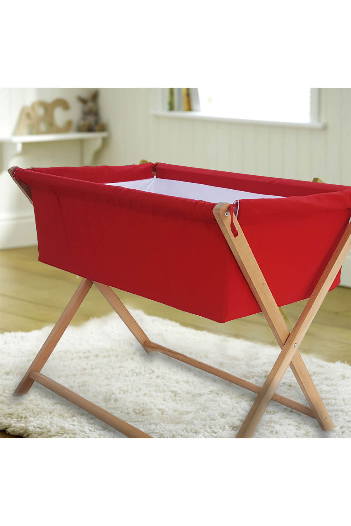 Svava Lotus Anne Yanı Hamak Beşik (Sabit Model) Kırmızı