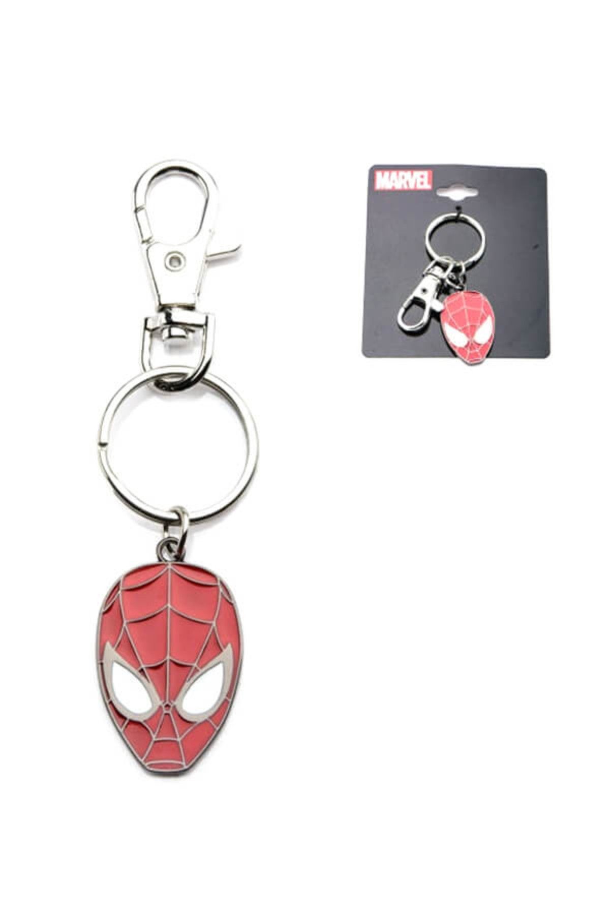 Body Vibe Marvel Spider-Man Face Front Paslanmaz Çelik Anahtarlık