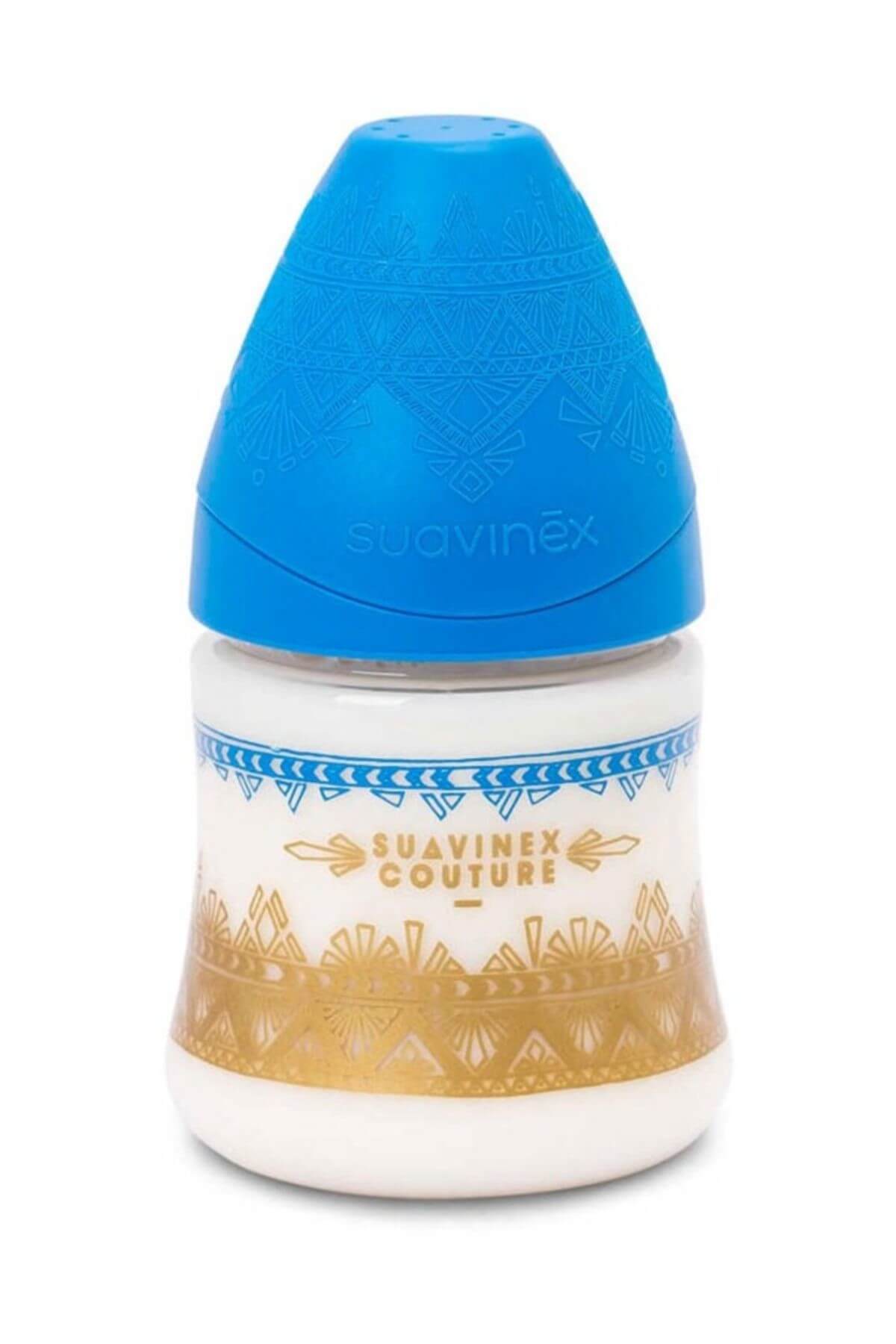 Suavinex Haute Couture Geniş Ağız Biberon 150Ml Mavi