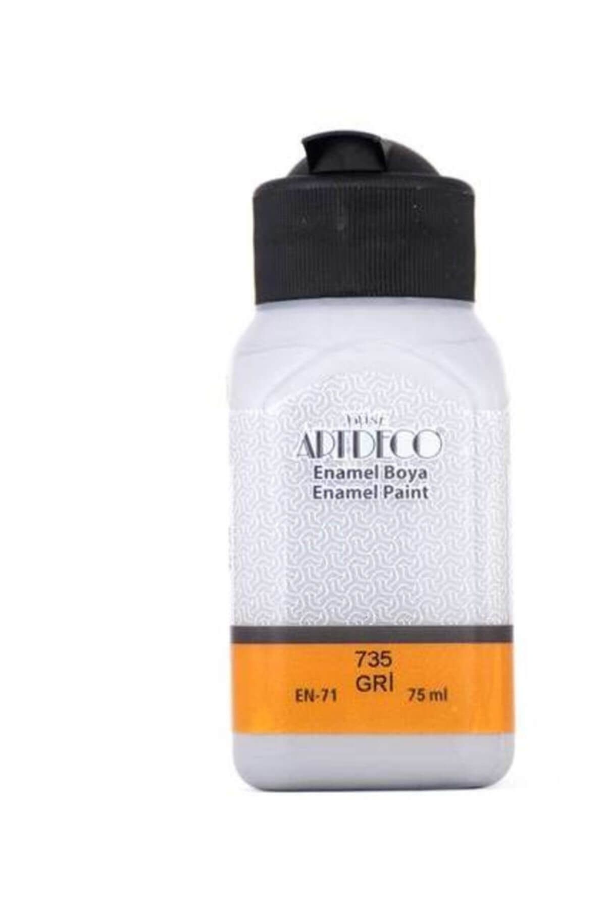 Artdeco Enamel Cam ve Seramik Boyası 75 ml. 735 Gri