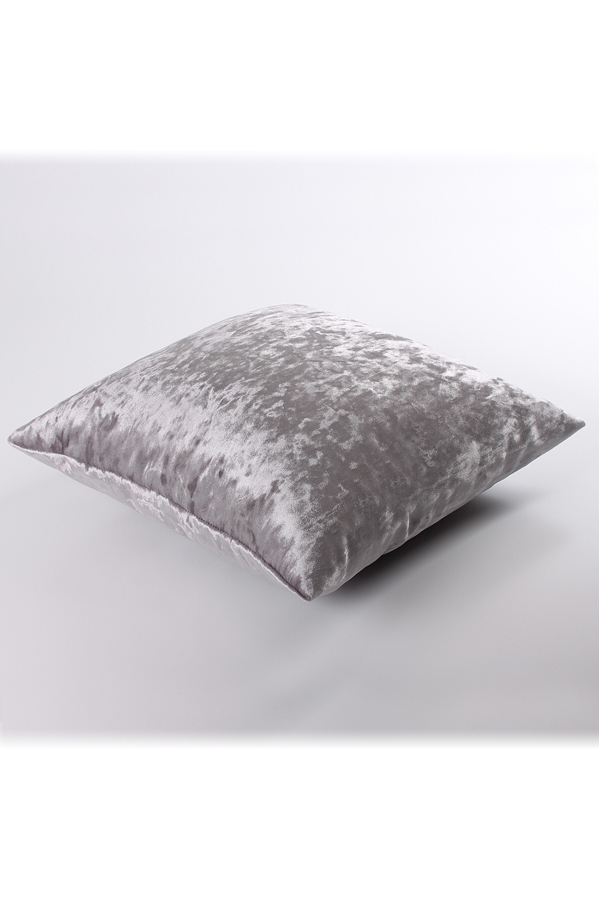 Bc Home Kadife Gri Dekoratif Yastık Kılıfı 43x43 cm VLPL4306