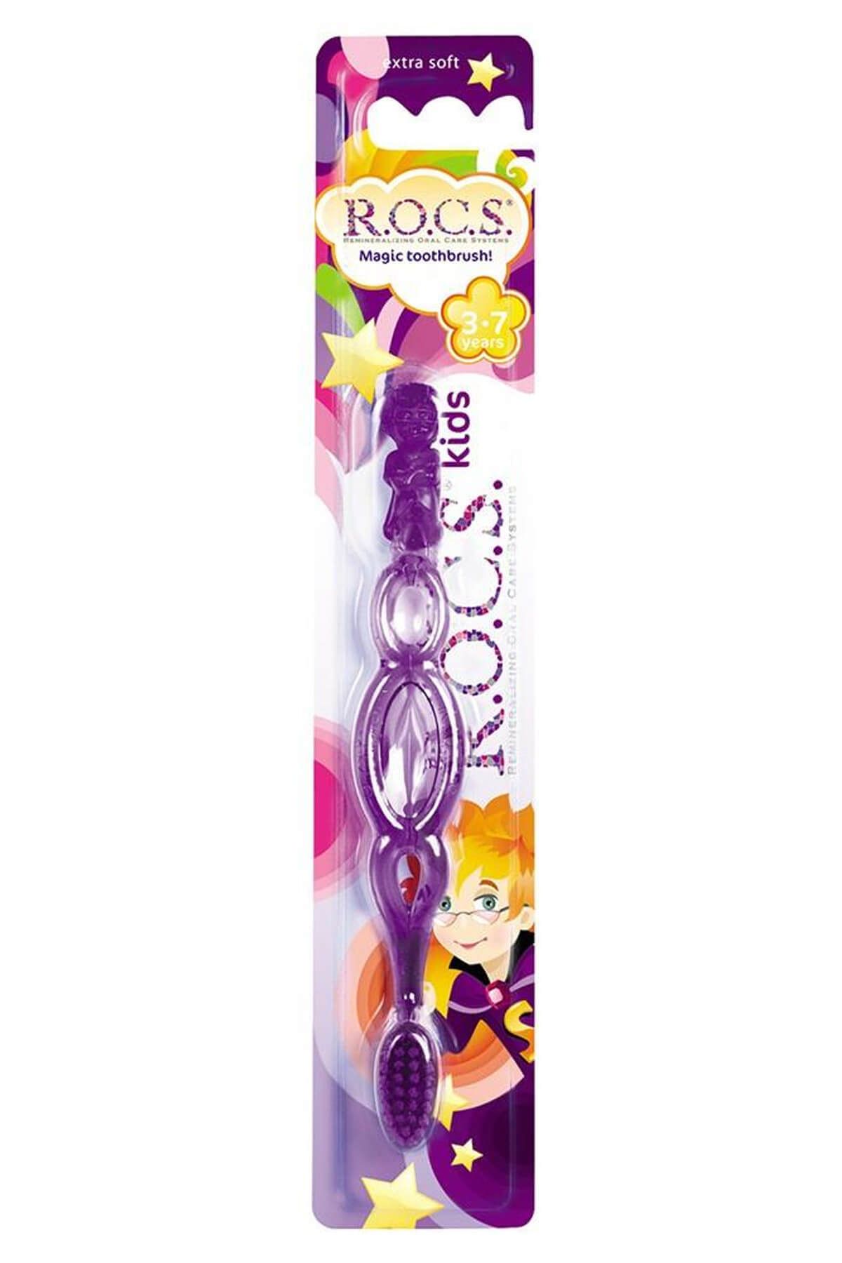 R.O.C.S. Rocs Çocuk Diş Fırçası Mor 3-7 Yaş