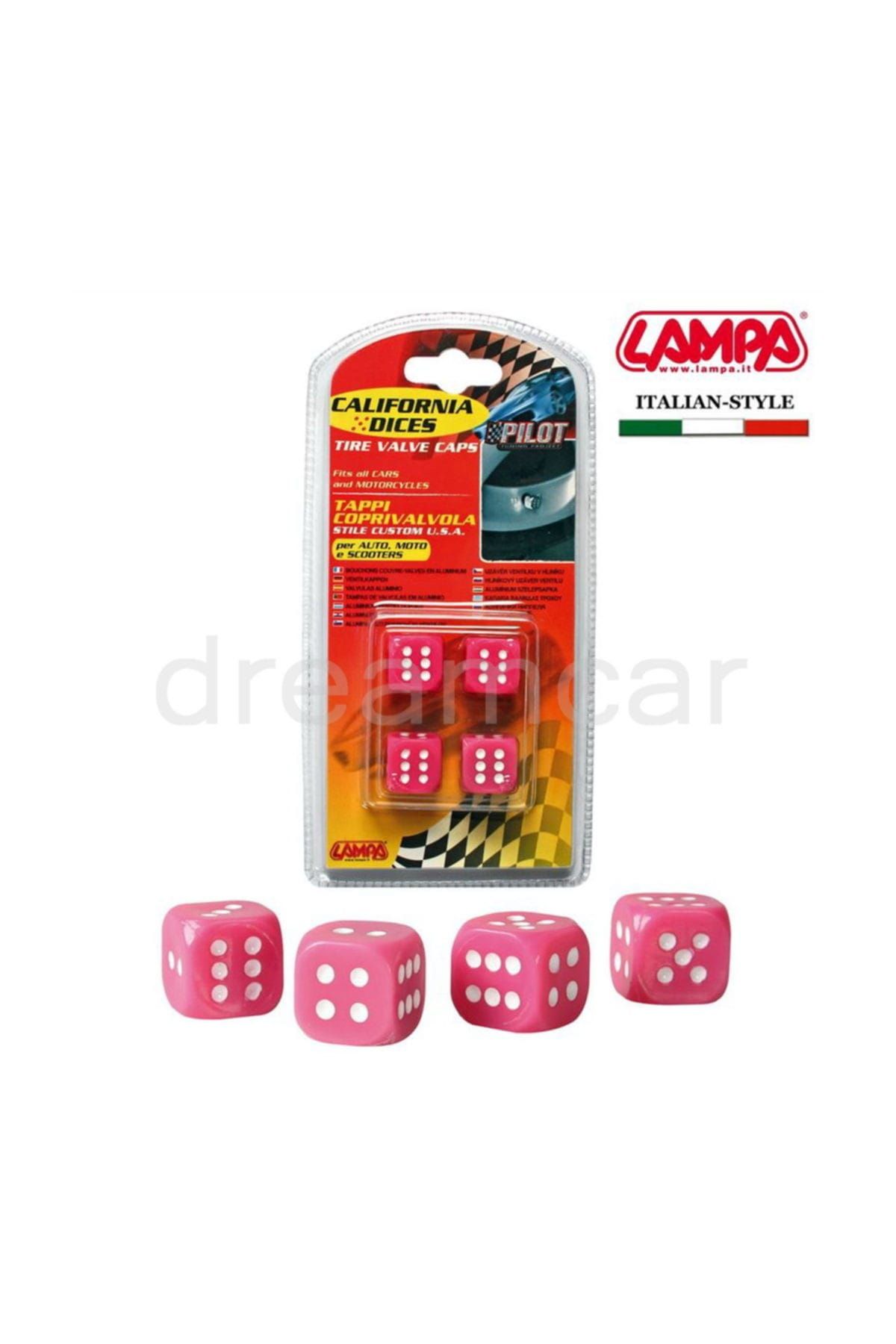 Pilot California Dices Pembe Sibop Kapağı 4'lü Set 02461