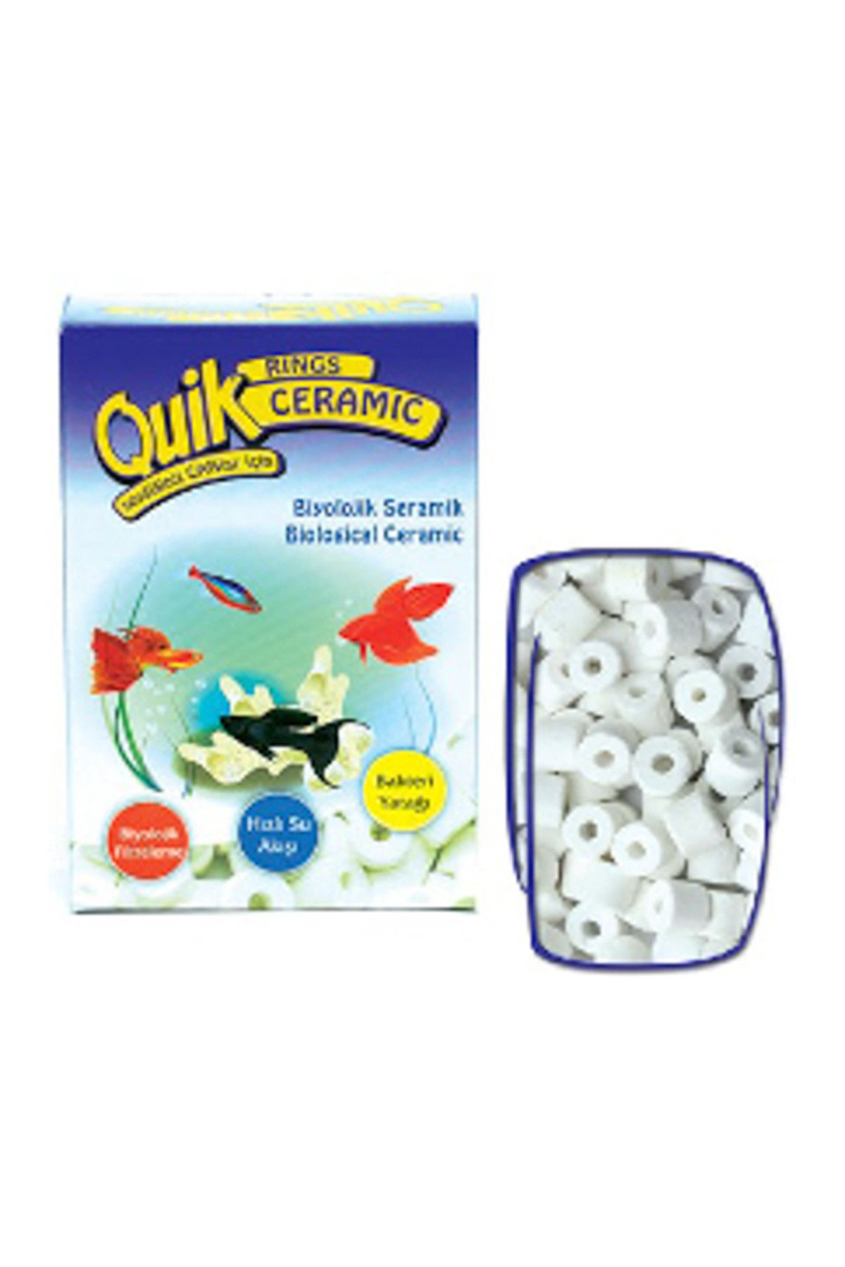 Quik Quil Biyolojik Seramik Akvaryum Filtre Malzemesi 500 gr