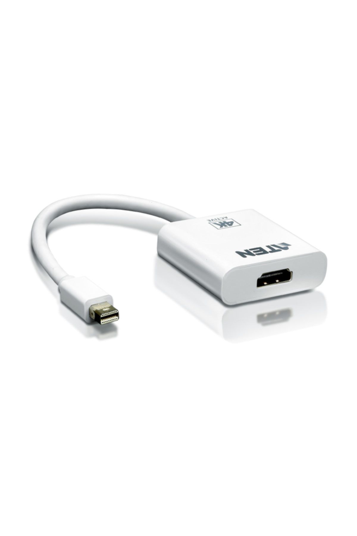 Aten Mini DisplayPort (mini DP) - 4K HDMI Adaptörü, Kablolu, mini DP Erkek