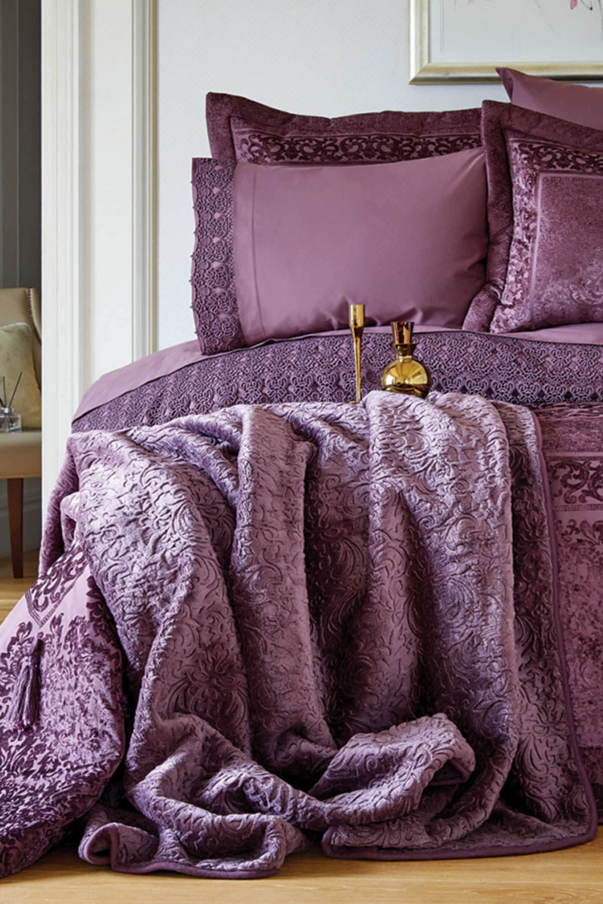 Karaca Home Home Valeria Prime Dantelli Murdum Nevresim Takimi Fiyati Yorumlari Trendyol