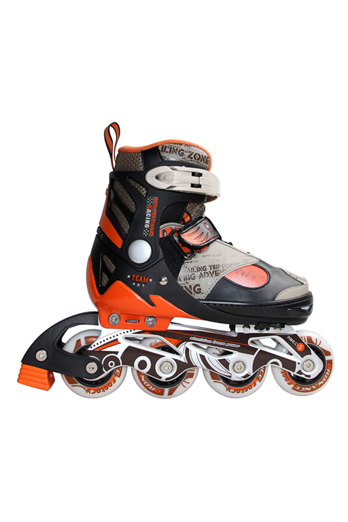 ACTION Paten İnline Pw-132B-21 Turuncu Abec 5 PTNINLACT025