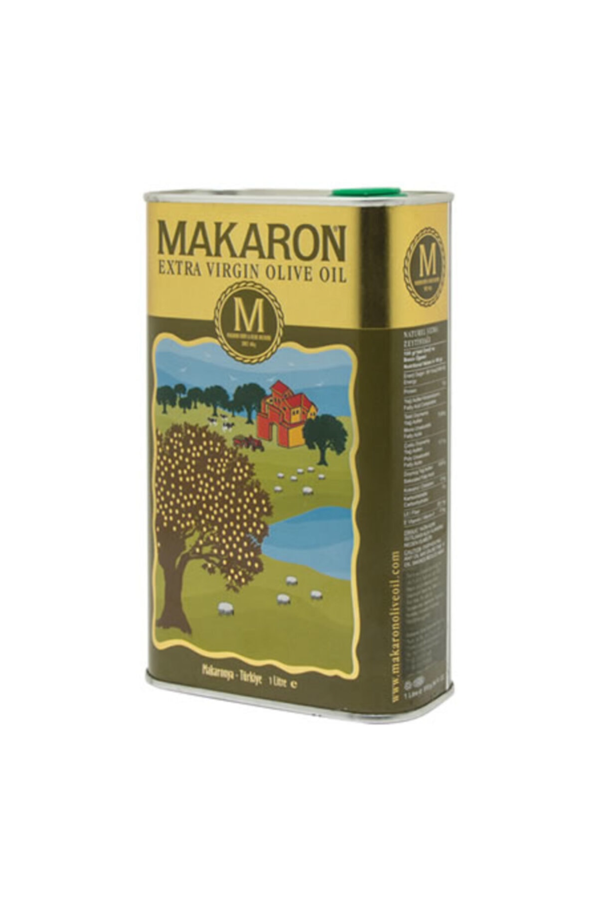 Kastamonu Köy Pazarı Makaron Hakiki Soğuk Sıkım Zeytinyağı 1 lt