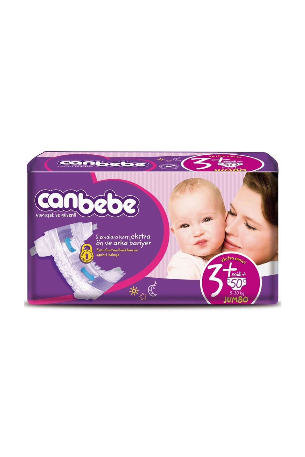 canbebe bebek bezi jumbo 3 beden 50 adet yeni midi plus fiyati yorumlari trendyol