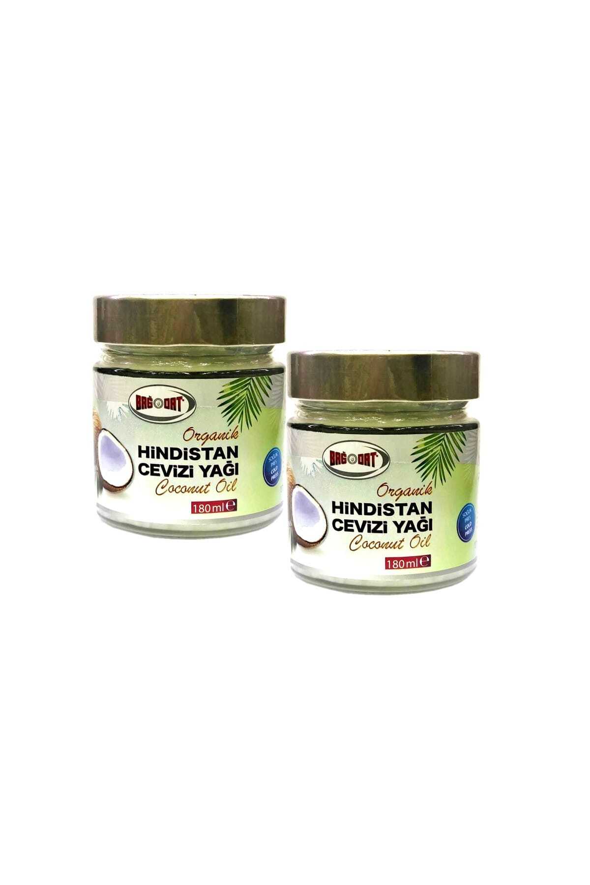 Bağdat Baharat Organik Hindistan Cevizi Yağı 180 ml .- 2 Adet