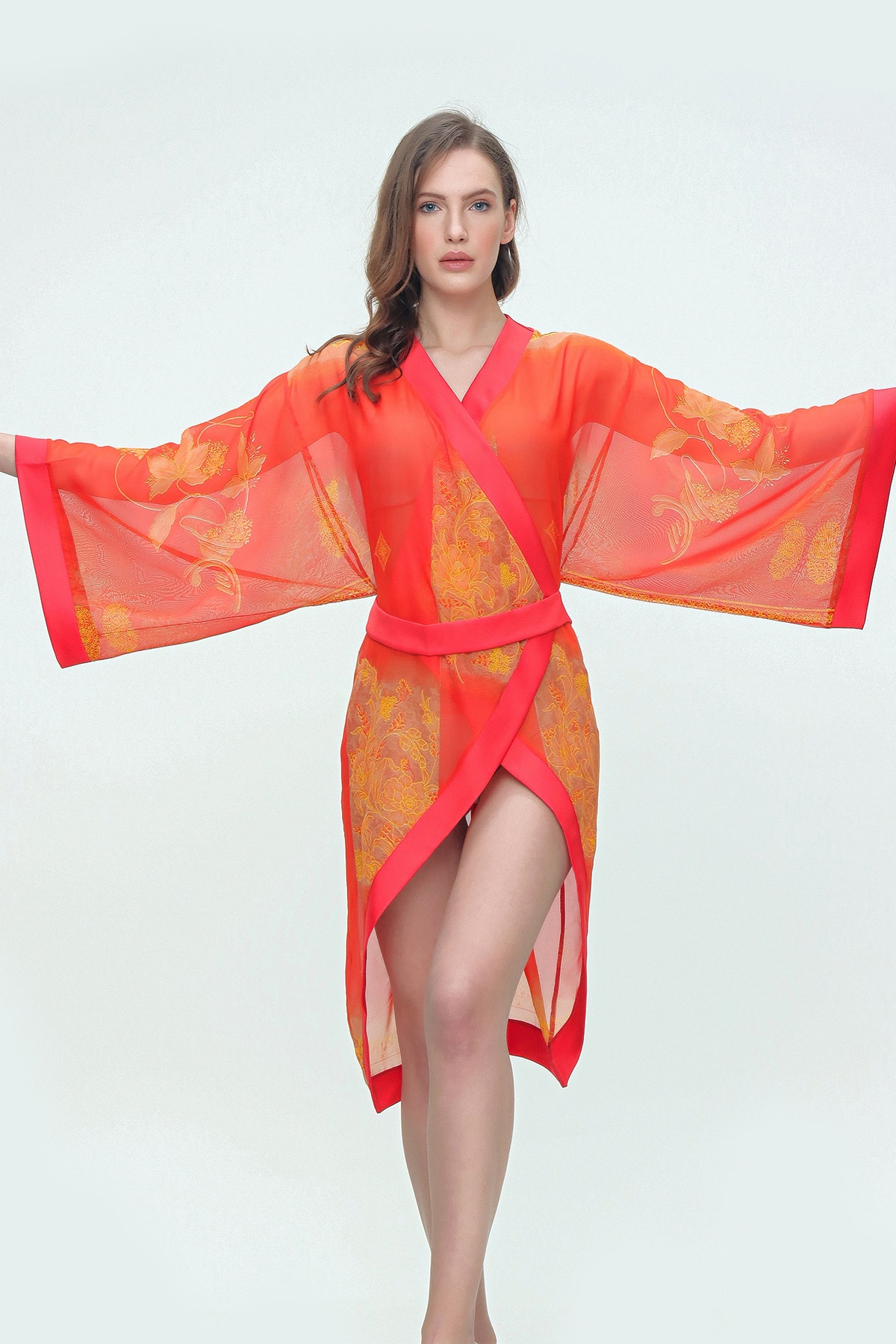 BUTTONS COTTONS Kadın Sunset Kimono