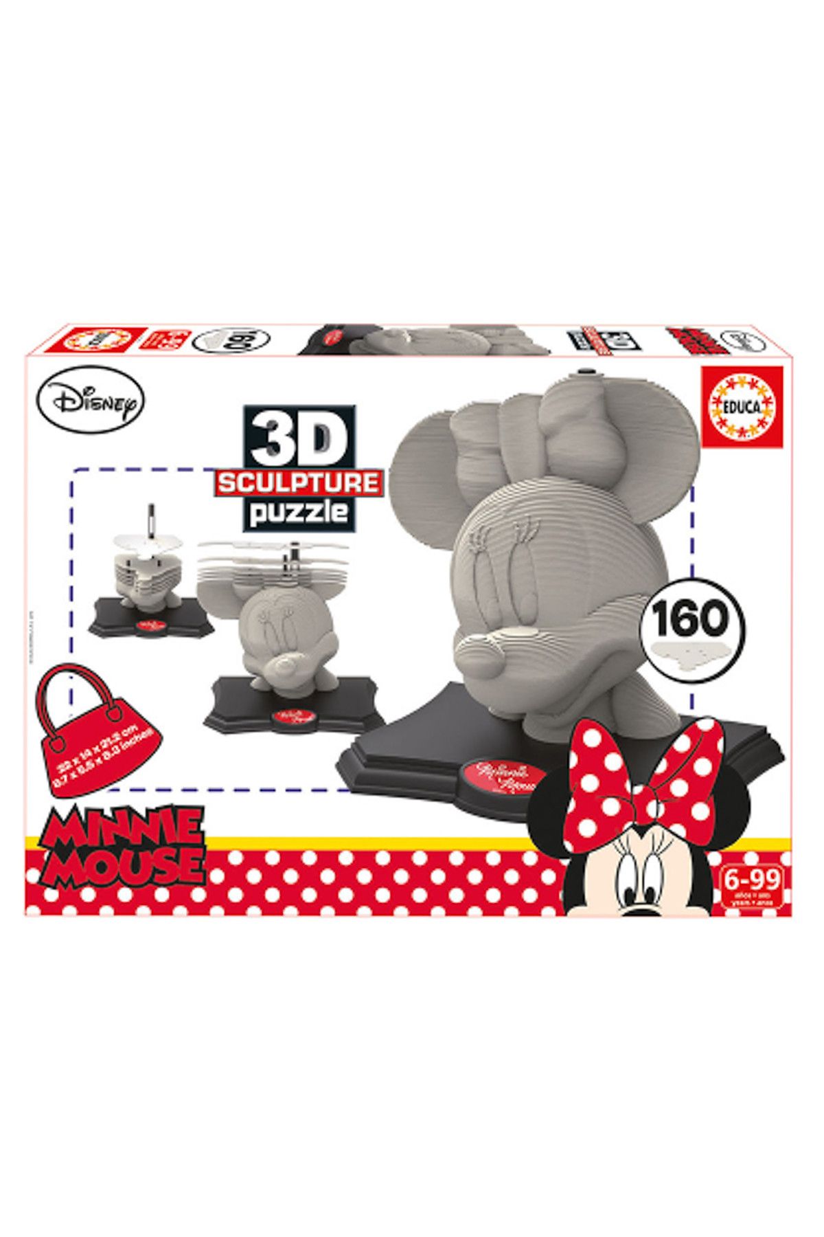 EDUCA Minnie 3D Heykel Puzzle /