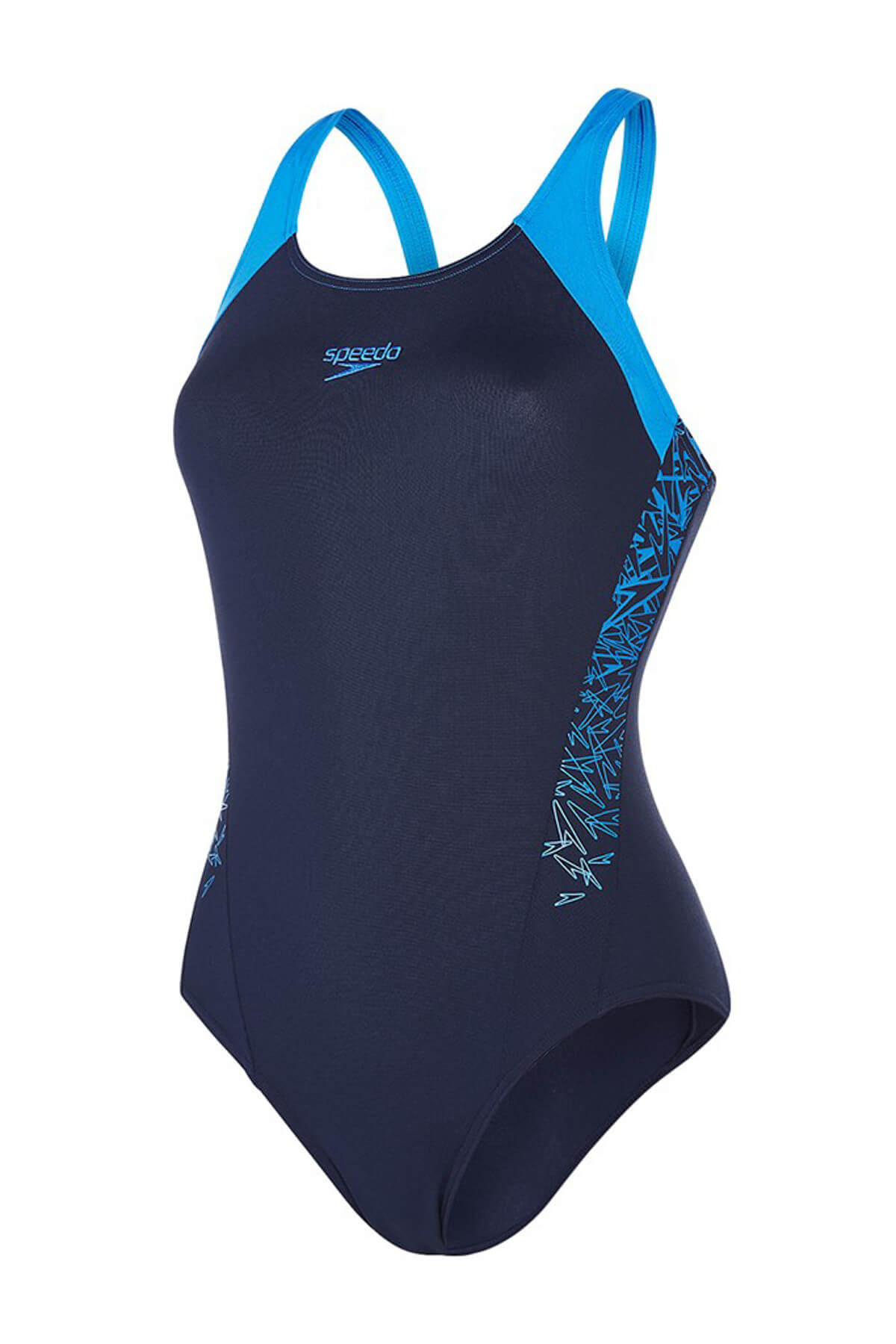 SPEEDO Kadın Lacivert Boom Endurance Plus Yüzücü Mayosu