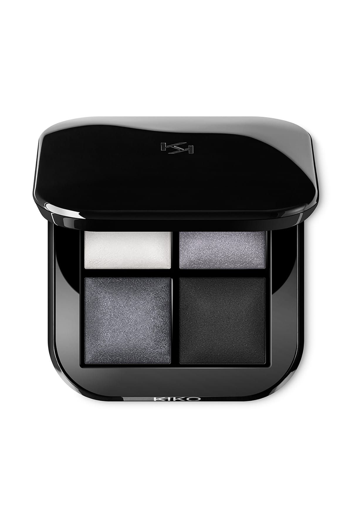 KIKO Göz Farı Paleti - Bright Quartet Baked Eyeshadow Palette 04 Smokye Eyes Profusion 8025272627856