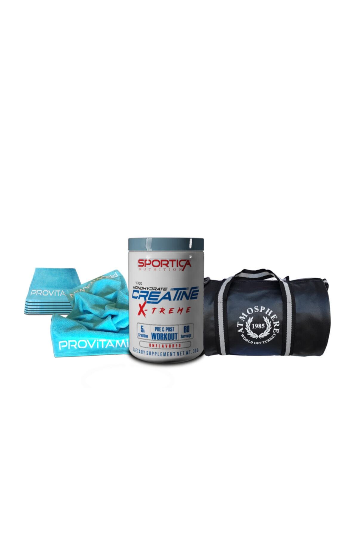 Sportica Nutrition Creatine 300 gr Antrenman Havlu Çanta
