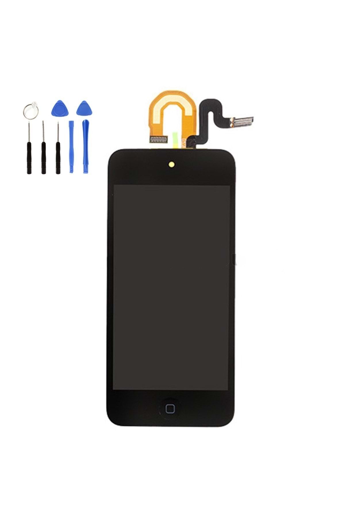 Tk Tech İphone İPOD 6  LCD EKRAN DOKUNMATİK SİYAH TAMİR SETİ YANINDA !!!