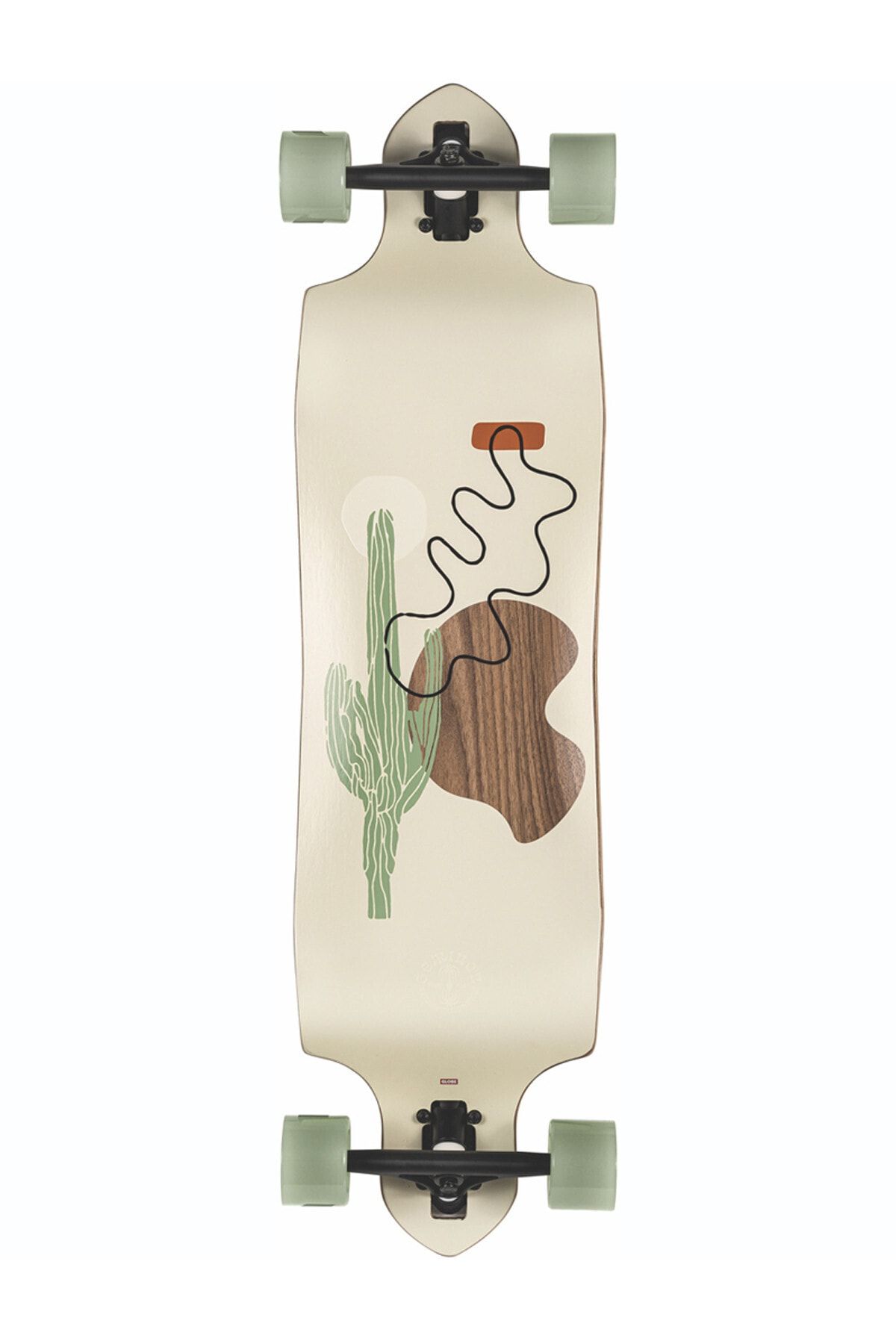 Globe Geminon Micro-drop Walnut/cacti 37'' Complete Longboard 10525254