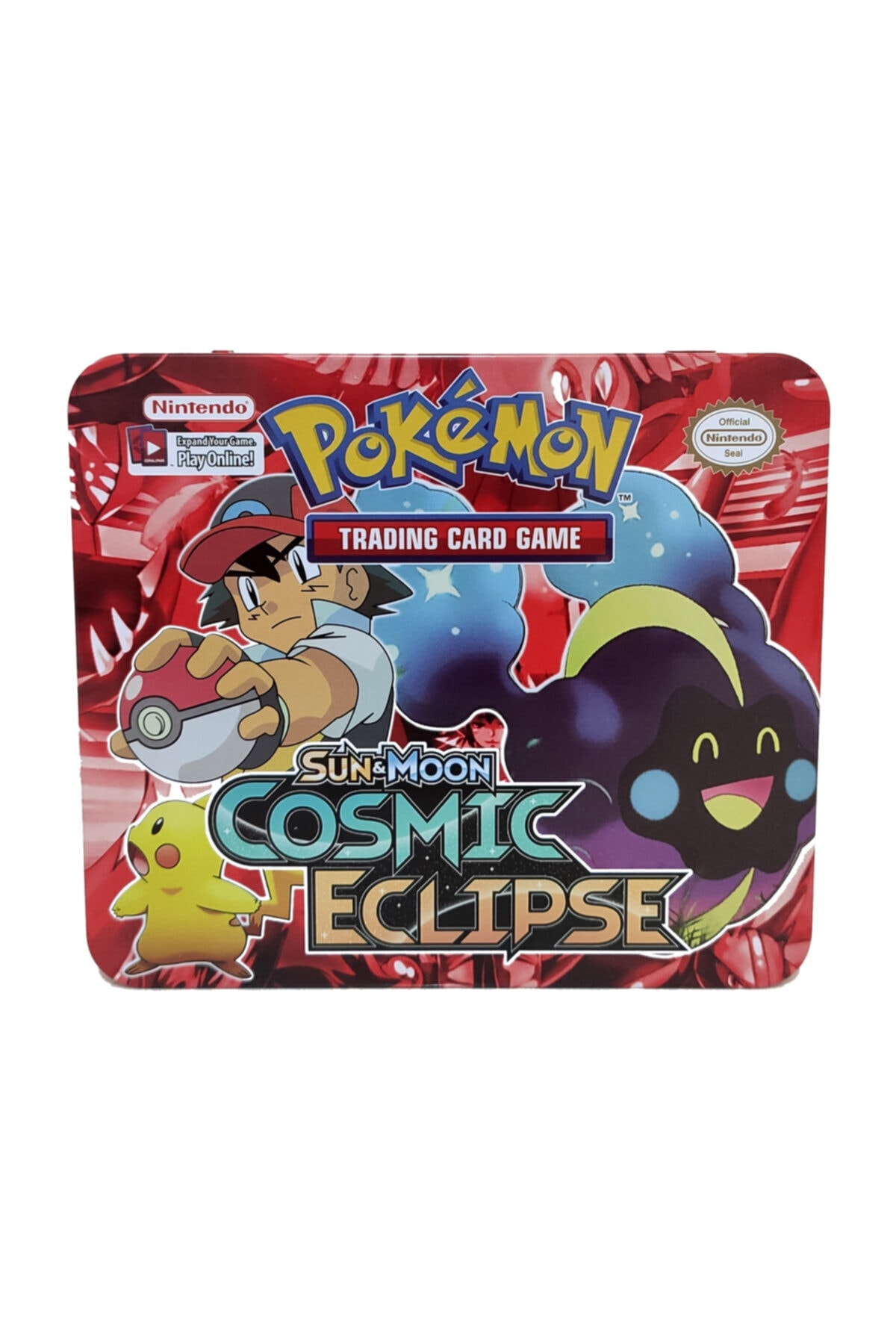 CİMCİME OYUNCAK Pokemon Go Sun & Moon Cosmic Eclipse Eğitmen Oyuncu Oyun Kartı 72 Kart Co98b
