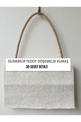 Silinebilir Teddy Görünümlü Döşemelik Kumaş-sedef Beyazı Image 0