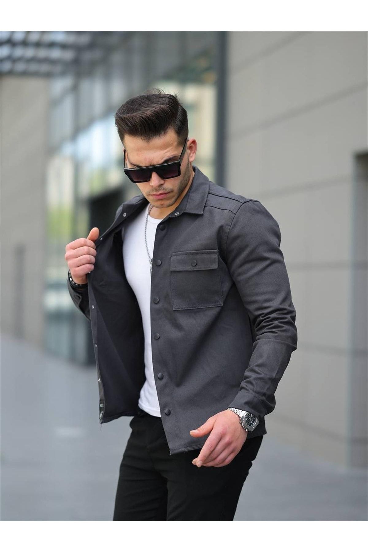 Denim shirt outlet color