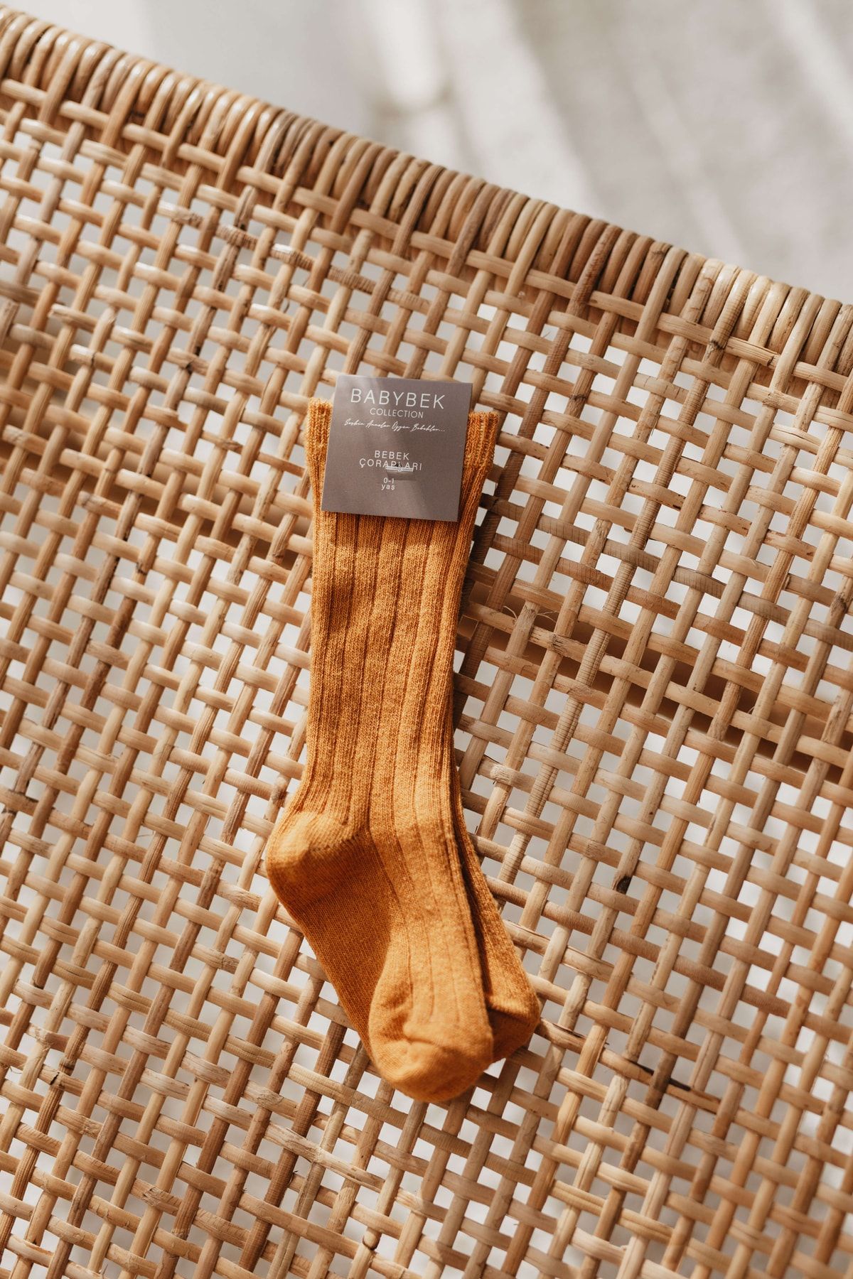 Mustard discount baby socks