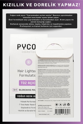 Saç Açıcı,renk Açıcı,toz, Açıcı, Oksidan Saç Rengi Açma Seti, Toz Oryal 2 Adet Image 3