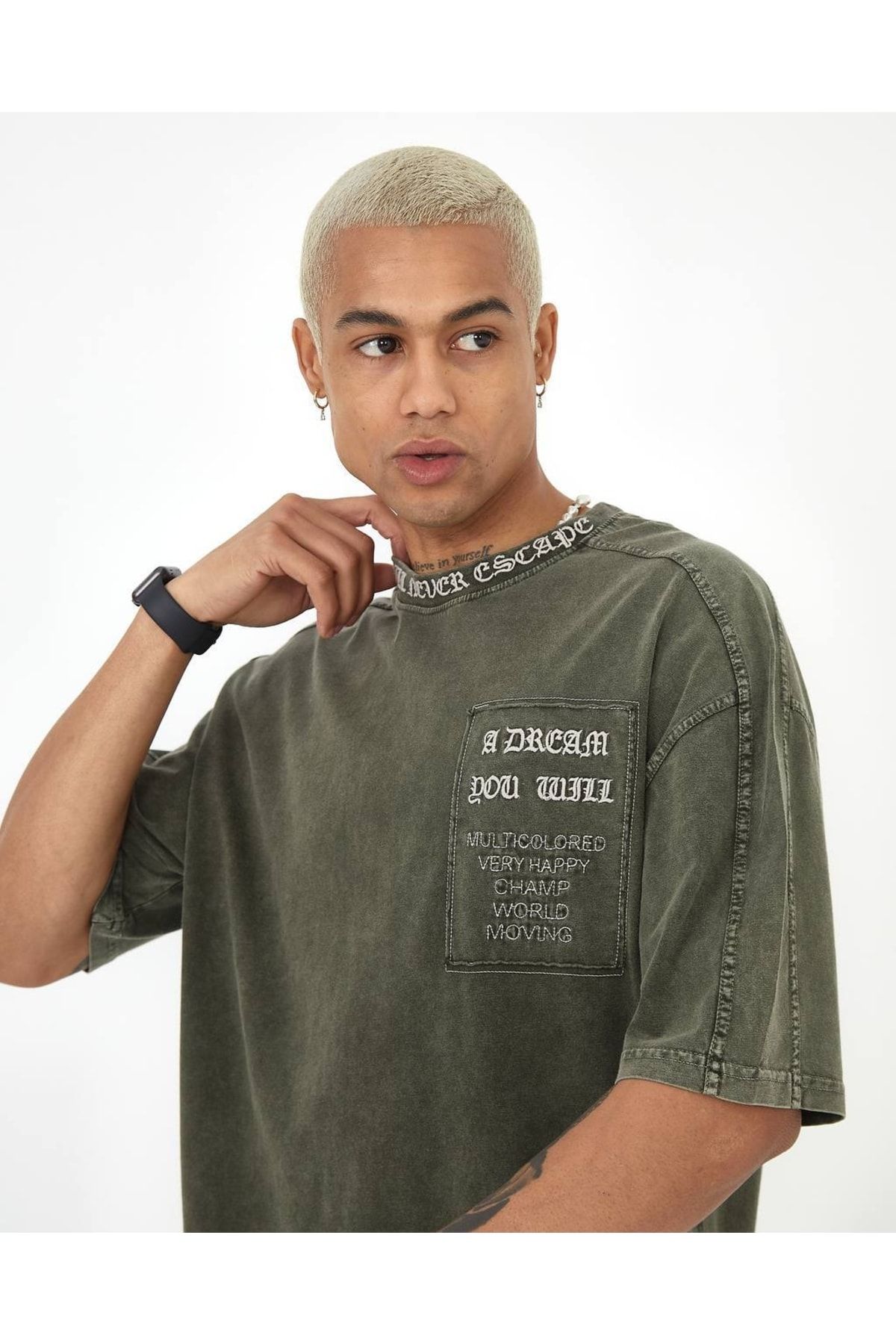 The Champ Clothing Men s Oversize Short Sleeve Crew Neck Bellows