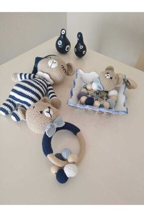 Amigurumi Ayı Bobo 3'lü Set Image 0