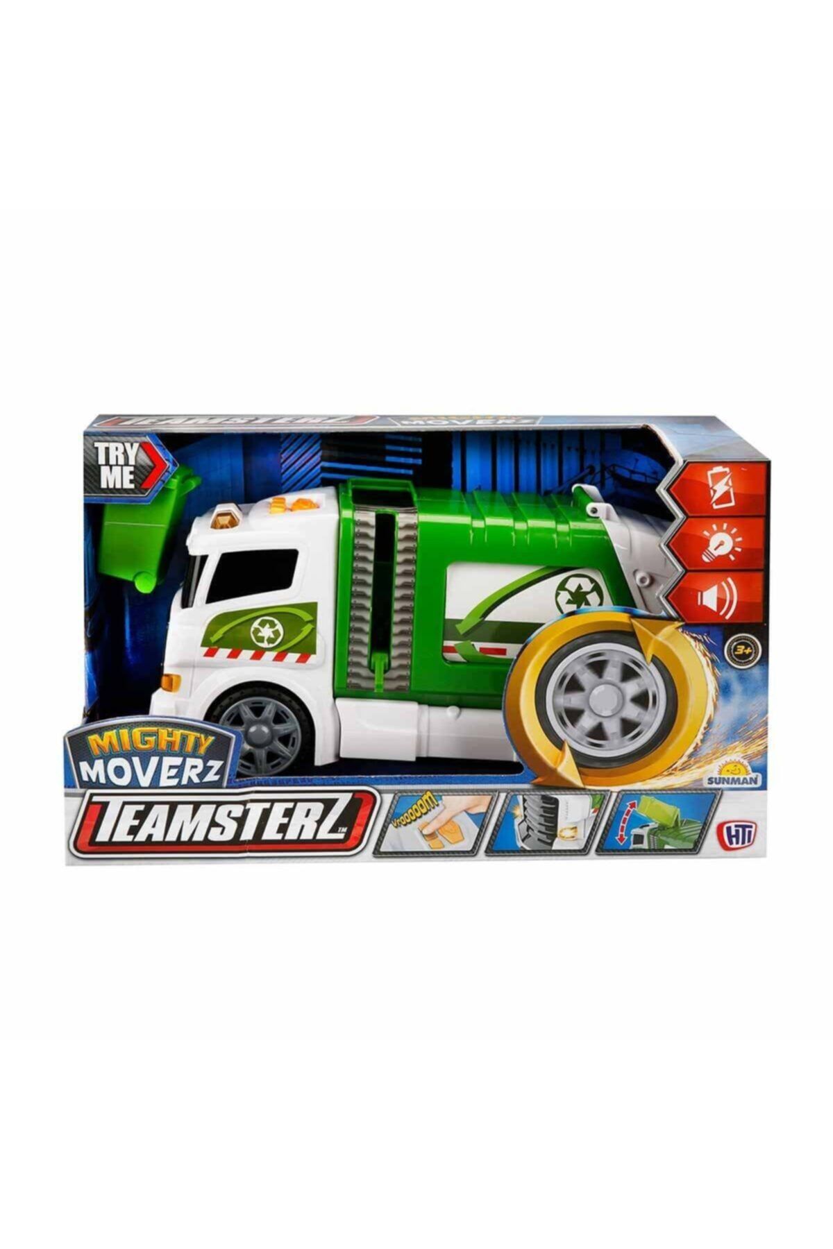 Teamsterz Sesli Ve Işıklı Motorize Çöp Kamyonu 27 Cm.