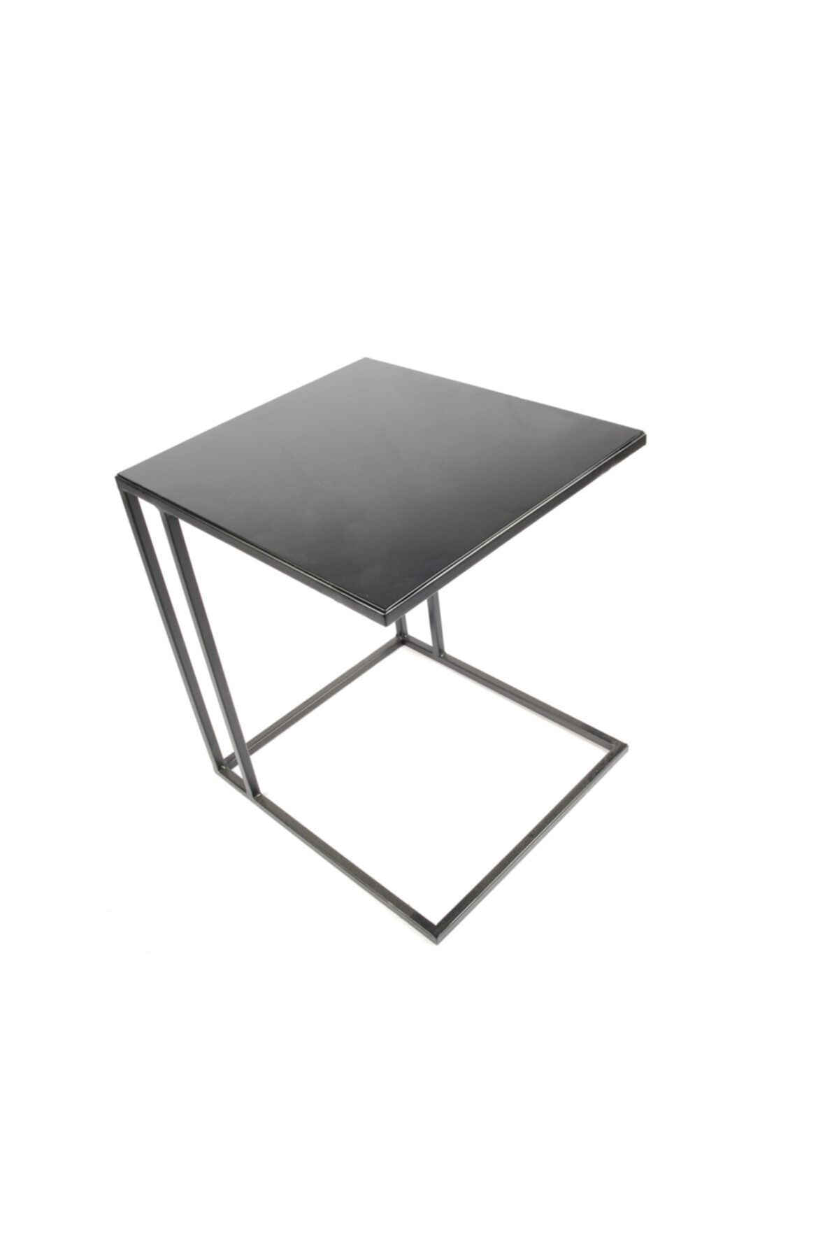 893 design Siyah Metal Sehpa 893 C