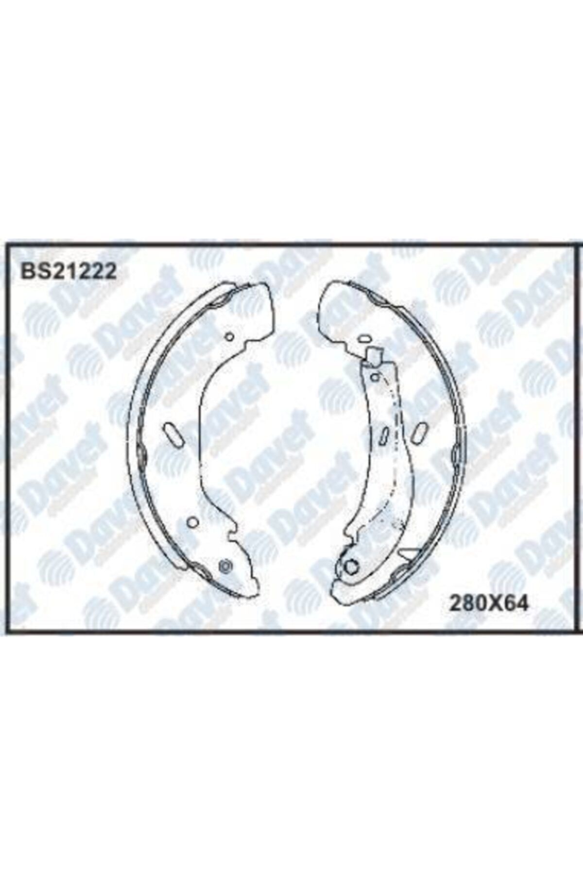 Universal Arka Fren Balatası (pabuc) Transıt V184 00 06 A.ceker