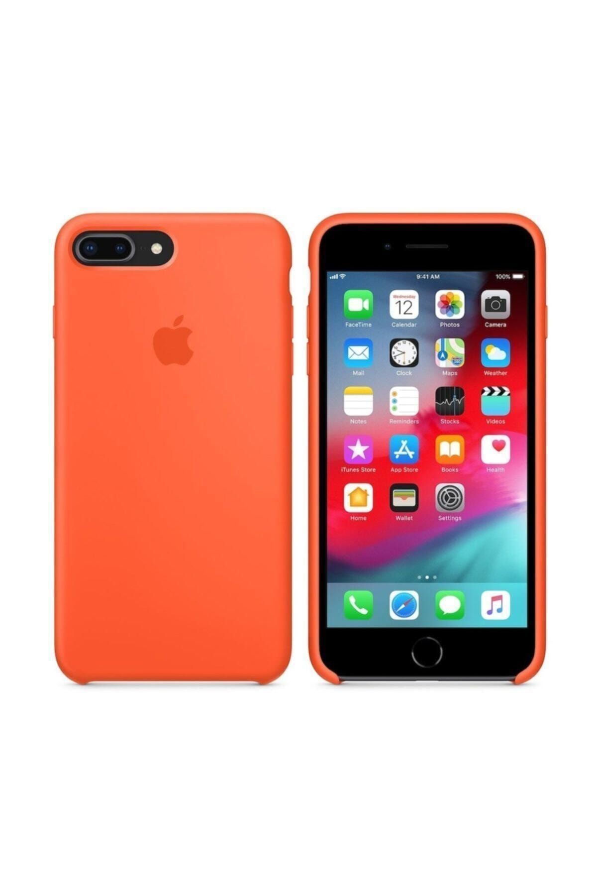 telefon aksesuarlari iphone 7 plus turuncu silikon kilif fiyati yorumlari trendyol