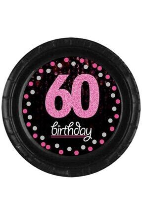60 Yaş Fuşya Tabak Image 0