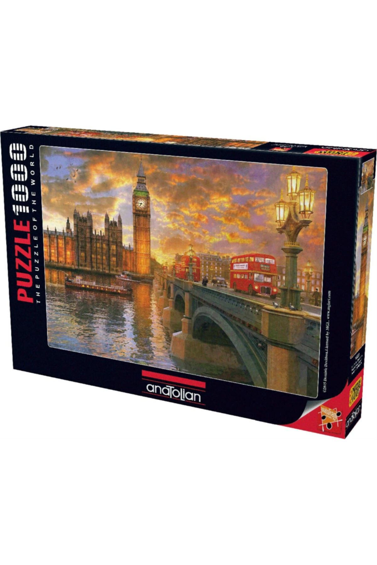 Anatolian Puzzle Londrada Günbatımı Yap Boz Seti 1000 Parça Yetişkin Puzzle